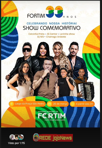 26 MARÇO FESTA DE EMANCIPAÇÃO POLÍTICA DE FORTIM 33 ANOS